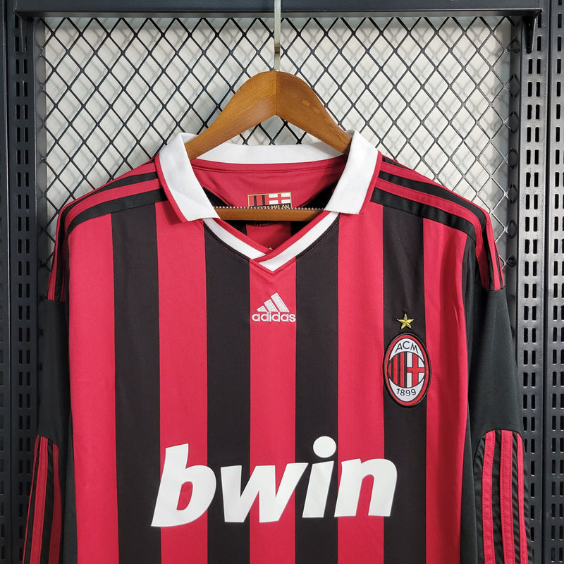 Camisa Milan Home 2009/10 - Versão Retro Manga Longa