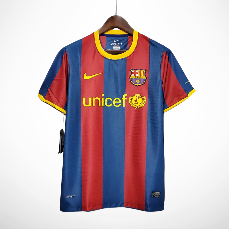 Camisa Barcelona Titular 10/11 - Versão Retro