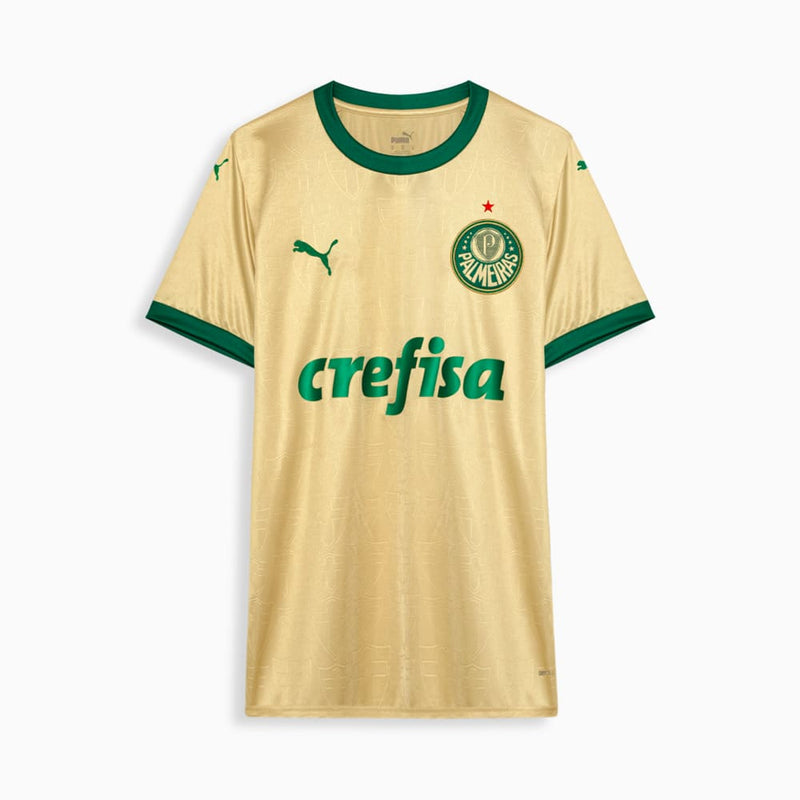 Camisa Palmeiras III 24/25 - Torcedor Masculina - Dourada