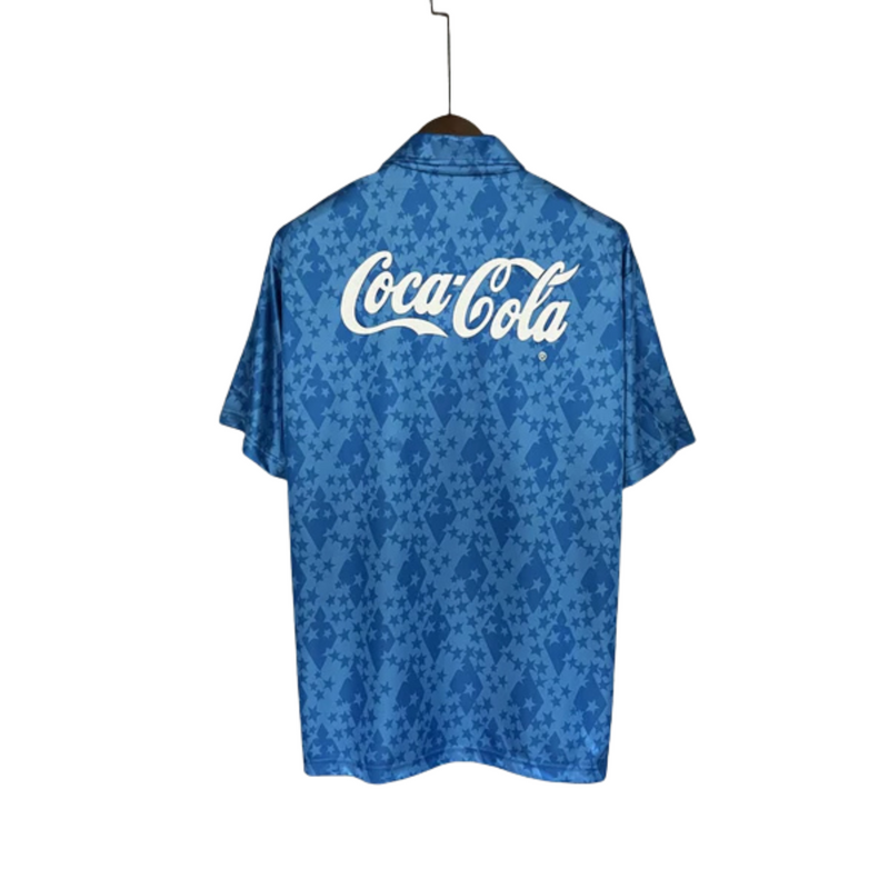 Camisa Cruzeiro Retro Coca-Cola 93/94 - Torcedor Masculina - Azul