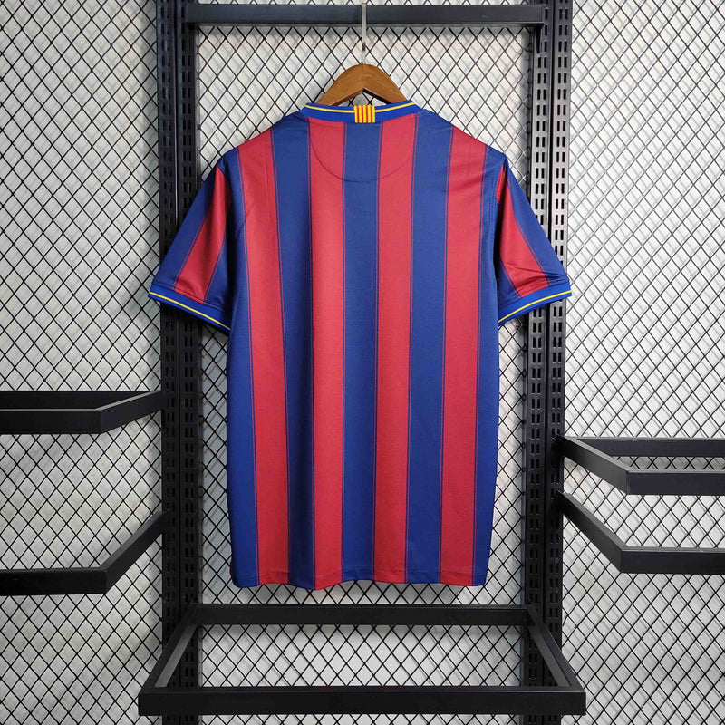 Camisa Barcelona Home 09/10 - Versão Retrô