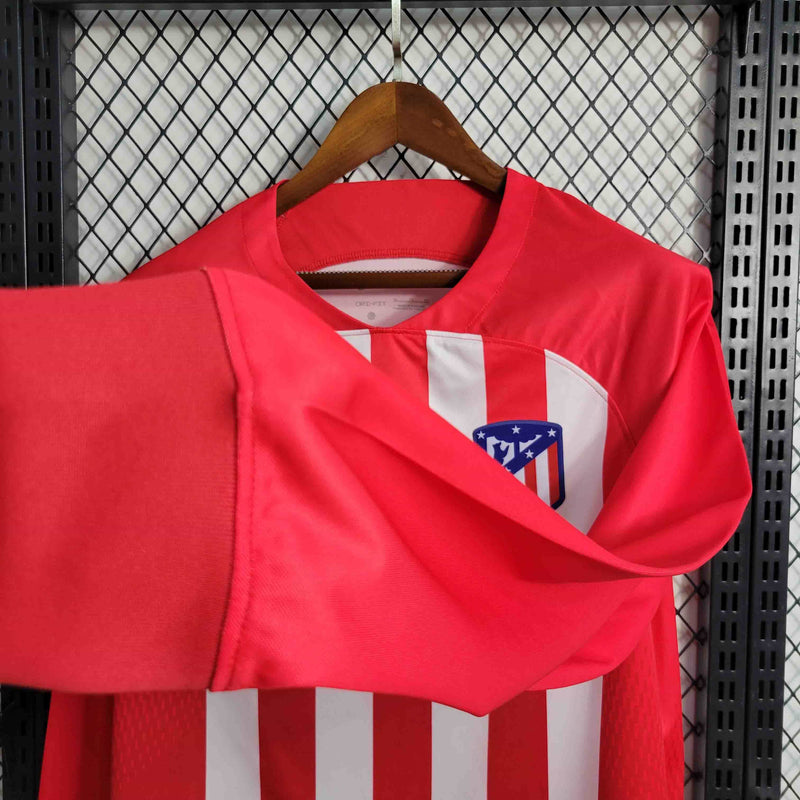 Camisa Atlético de Madrid Manga Longa 23/24 - Versão Torcedor