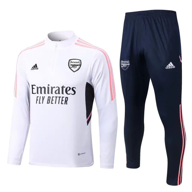 Conjunto Frio de Treino  Arsenal 2023 Branco