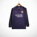 Camisa Barcelona Titular 16/17 - Lilás Versão Retro Manga Longa