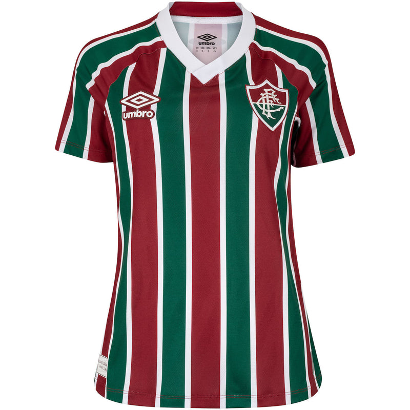 Camisa Fluminense Feminina I 25/26 - Vinho e Verde