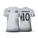 Camisa Santos I 25/26 Branca - NEYMAR JR 10 - Branco