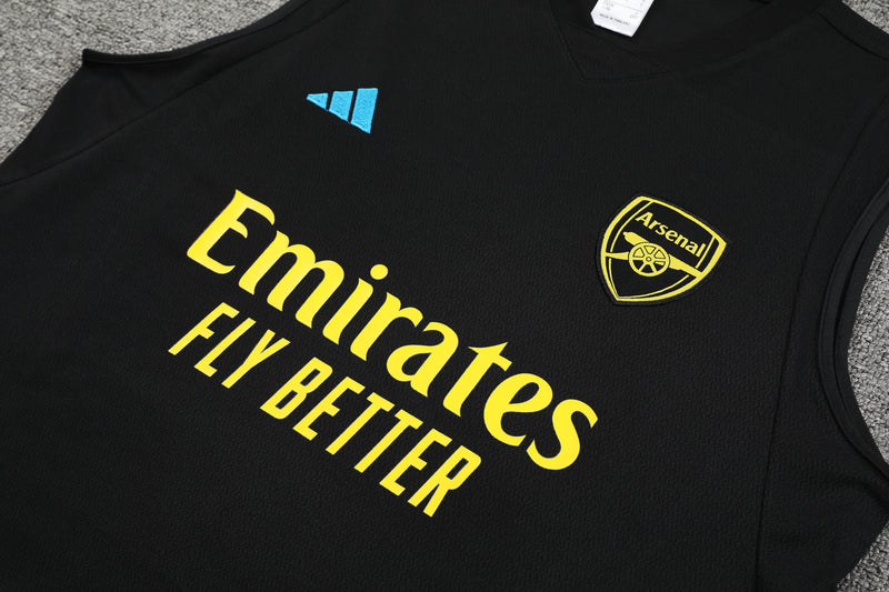 Kit Treino Regata Arsenal 23/24 - Preto