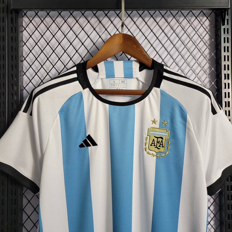 Camisa Argentina Home 22/23 - Adidas Torcedor Masculina
