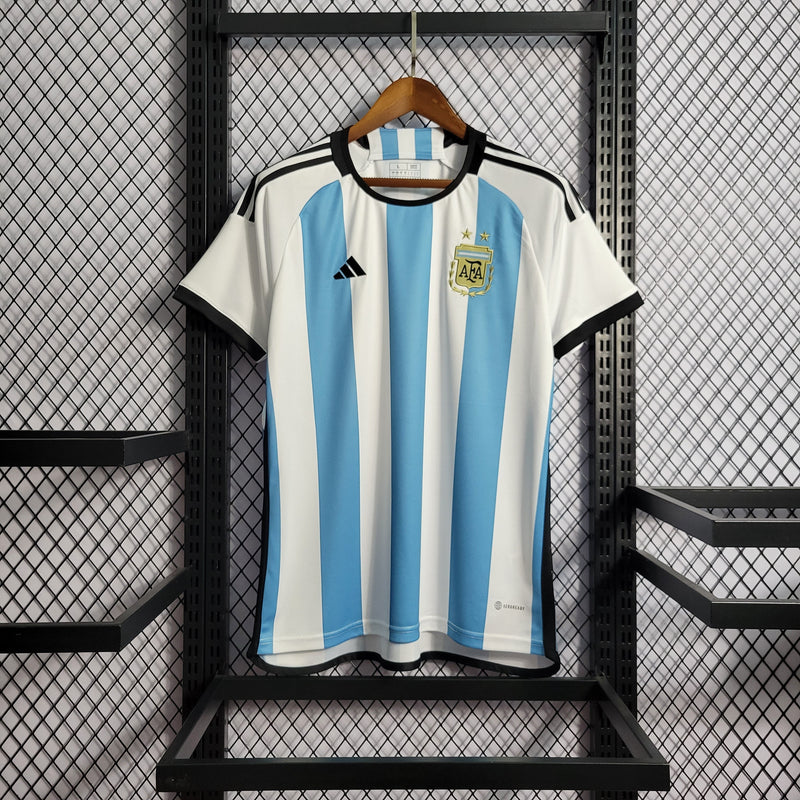Camisa Argentina Home 22/23 - Adidas Torcedor Masculina