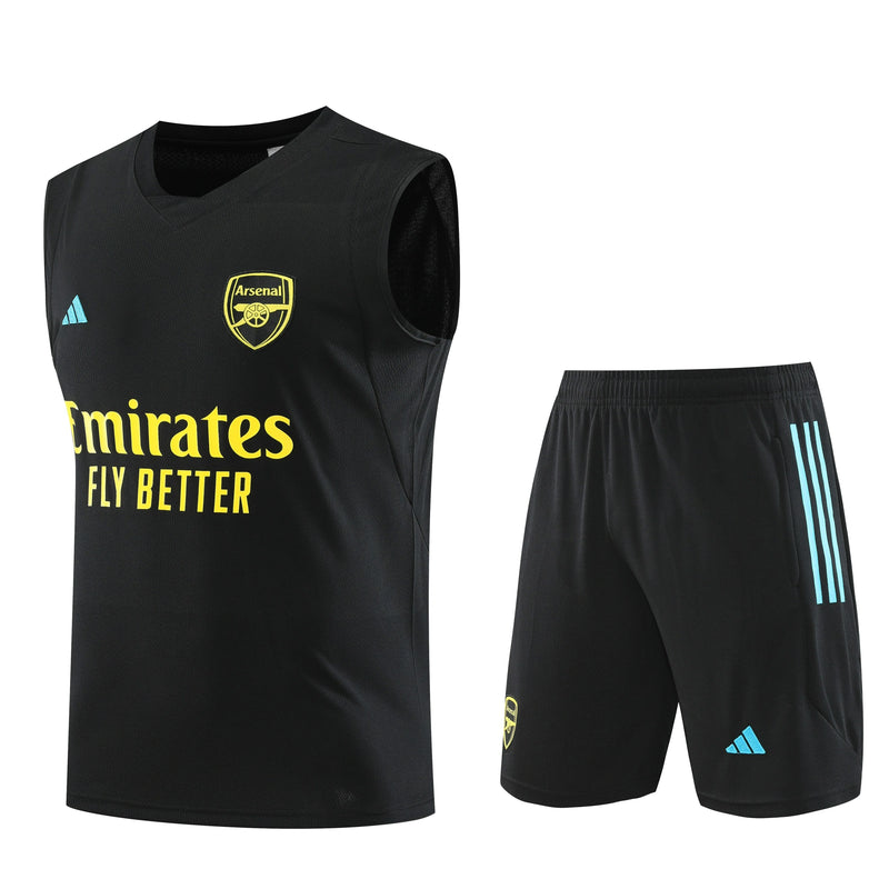 Kit Treino Regata Arsenal 23/24 - Preto