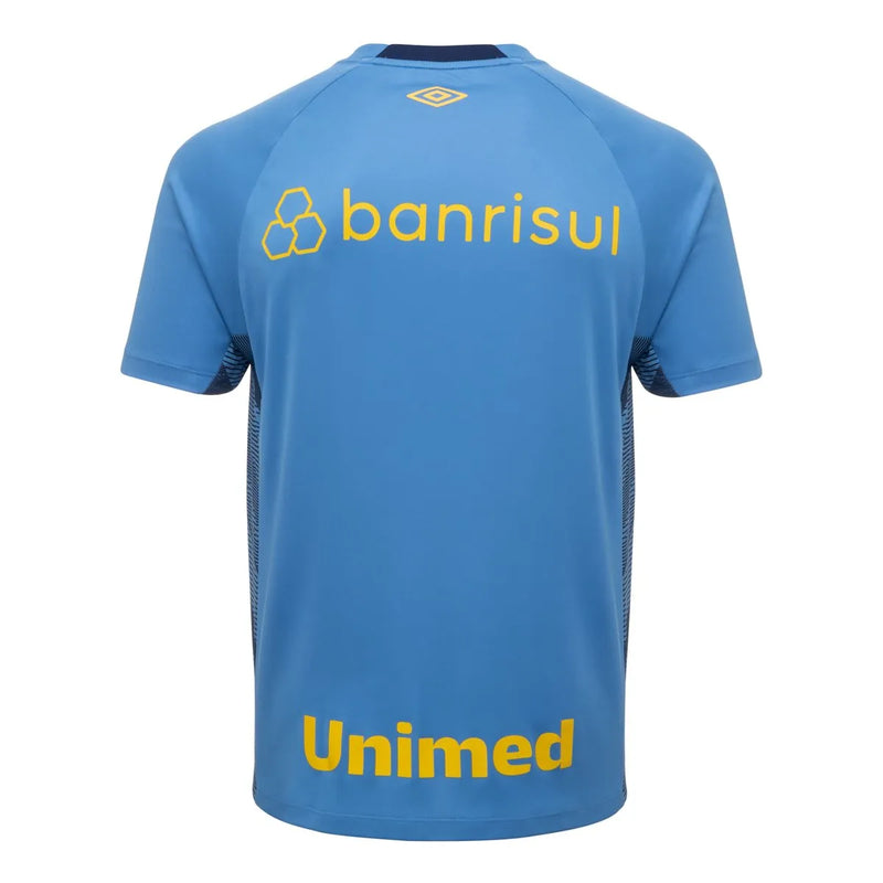 Camisa Grêmio II Goleiro 25/26 - Torcedor Masculina - Azul e Amarelo