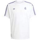 Camisa Real Madrid Terrace Icons 25/26 - Adidas - Branca e Roxa