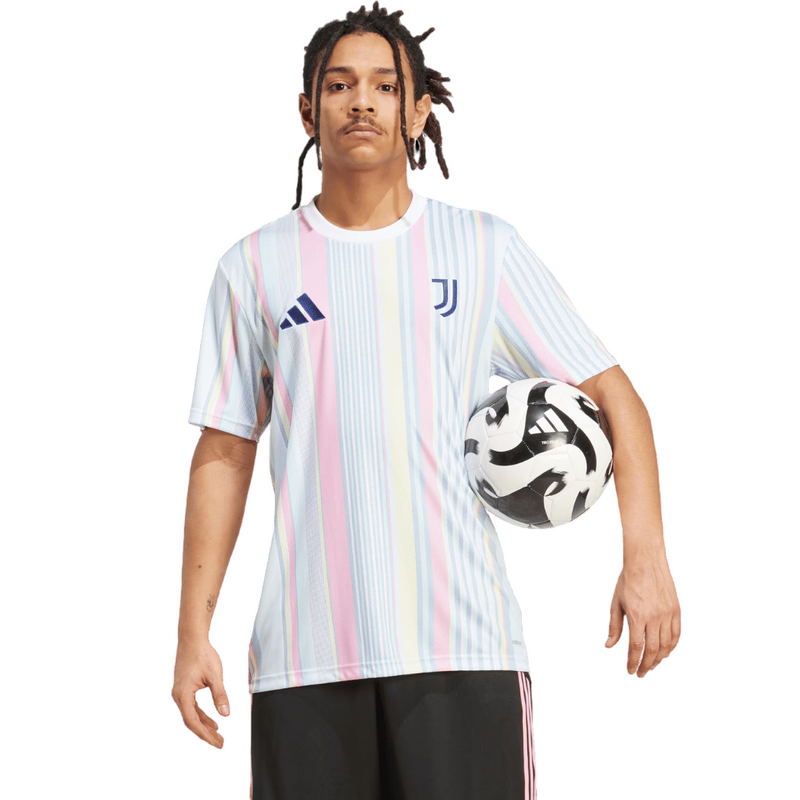 Camisa Juventus Pré-Jogo 25/26 Adidas - Branca