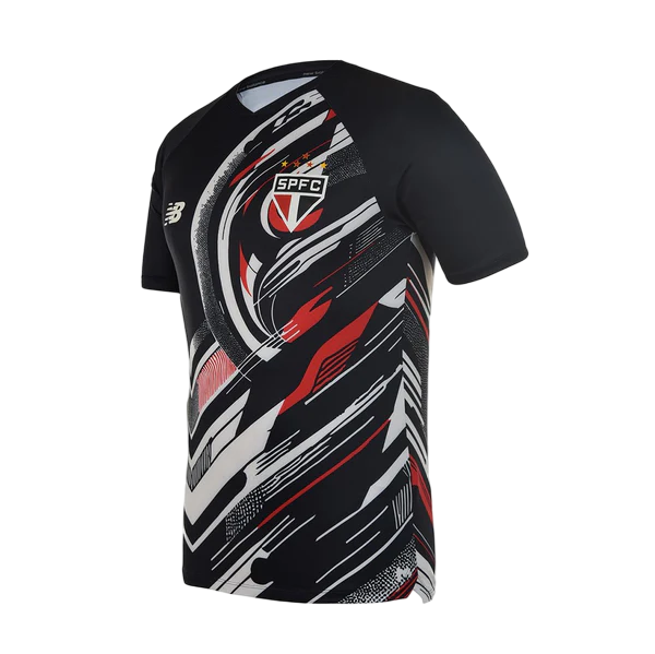 Camisa São Paulo Pré-Jogo 25/26 - Torcedor Masculina - Preto