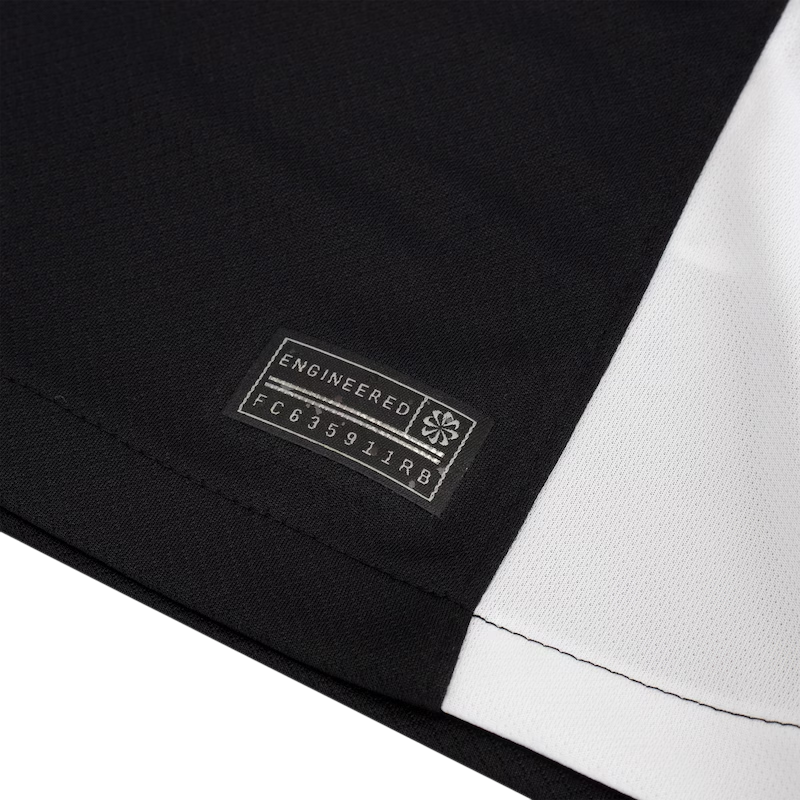 Camisa Corinthians Feminina II 25/26 - Torcedor - Preta e Branco