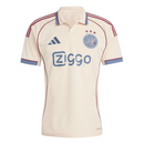 Camisa Ajax III Comemorativa 25/26 Adidas Masculina - Creme [PRÉ-VENDA]