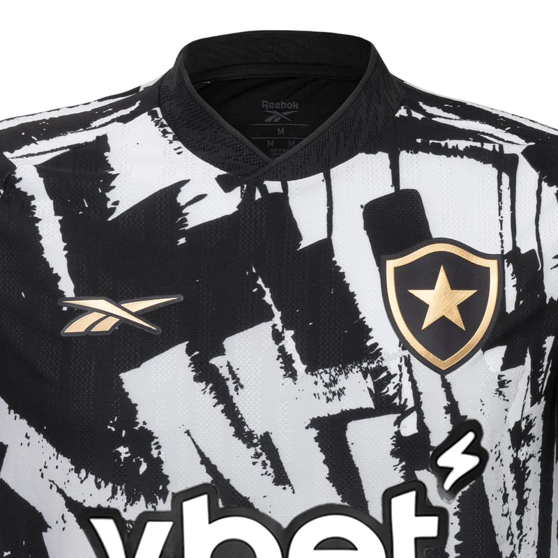 Camisa Botafogo Feminina IV 25/26 - Preta e Branca