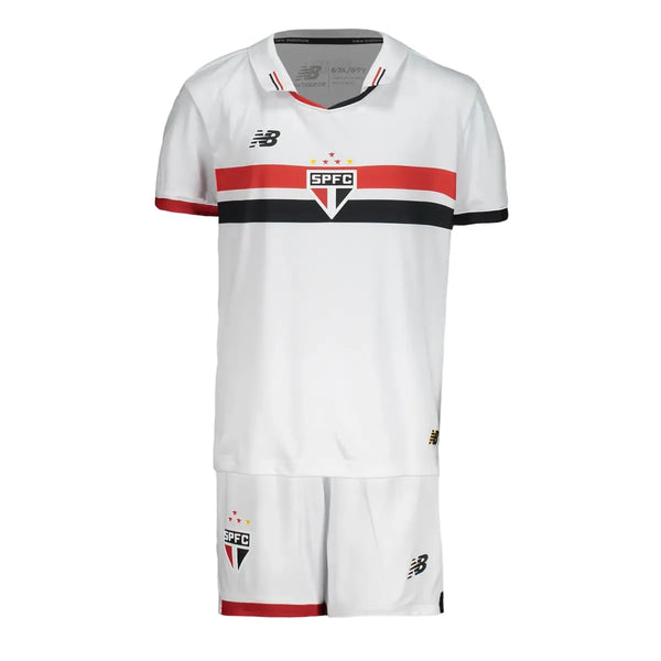 Conjunto Infantil São Paulo Titular 24/25 - Branco